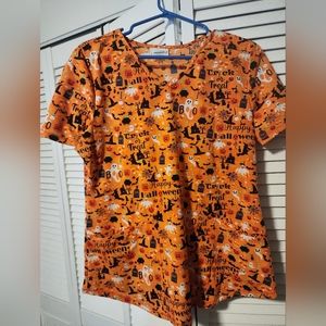 Scrub star Halloween Size small